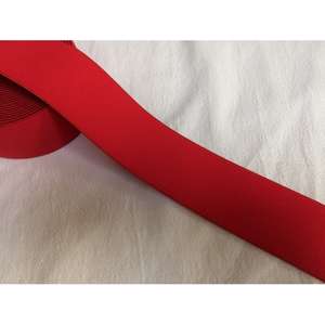 Blød elastik - velegnet til undertøj, 4 cm - ensfarvet, rød